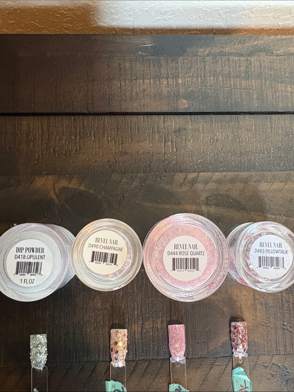 Chunky Glitter Dip Powder Set - Sparkling Pink Shades - Picture 2 of 2